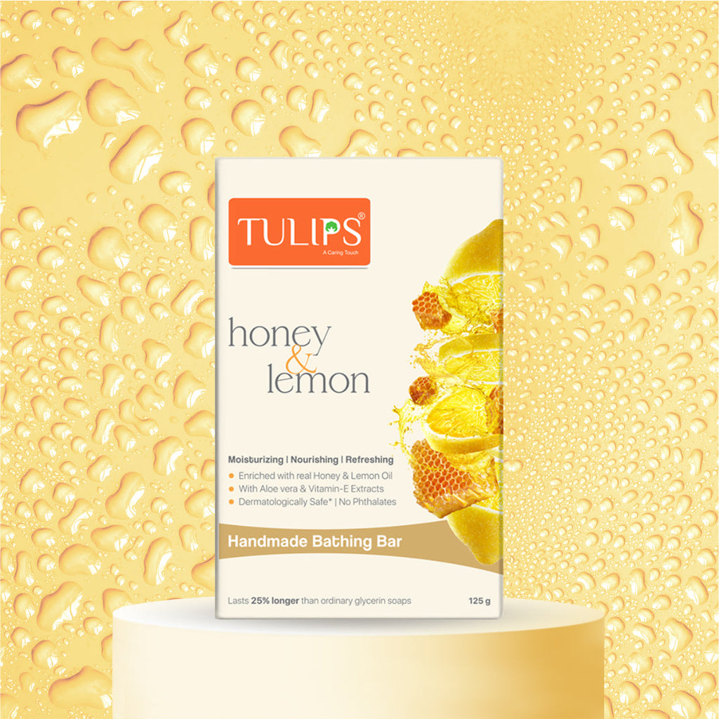 Handmade Bathing Bar – Lemon Honey (125g)