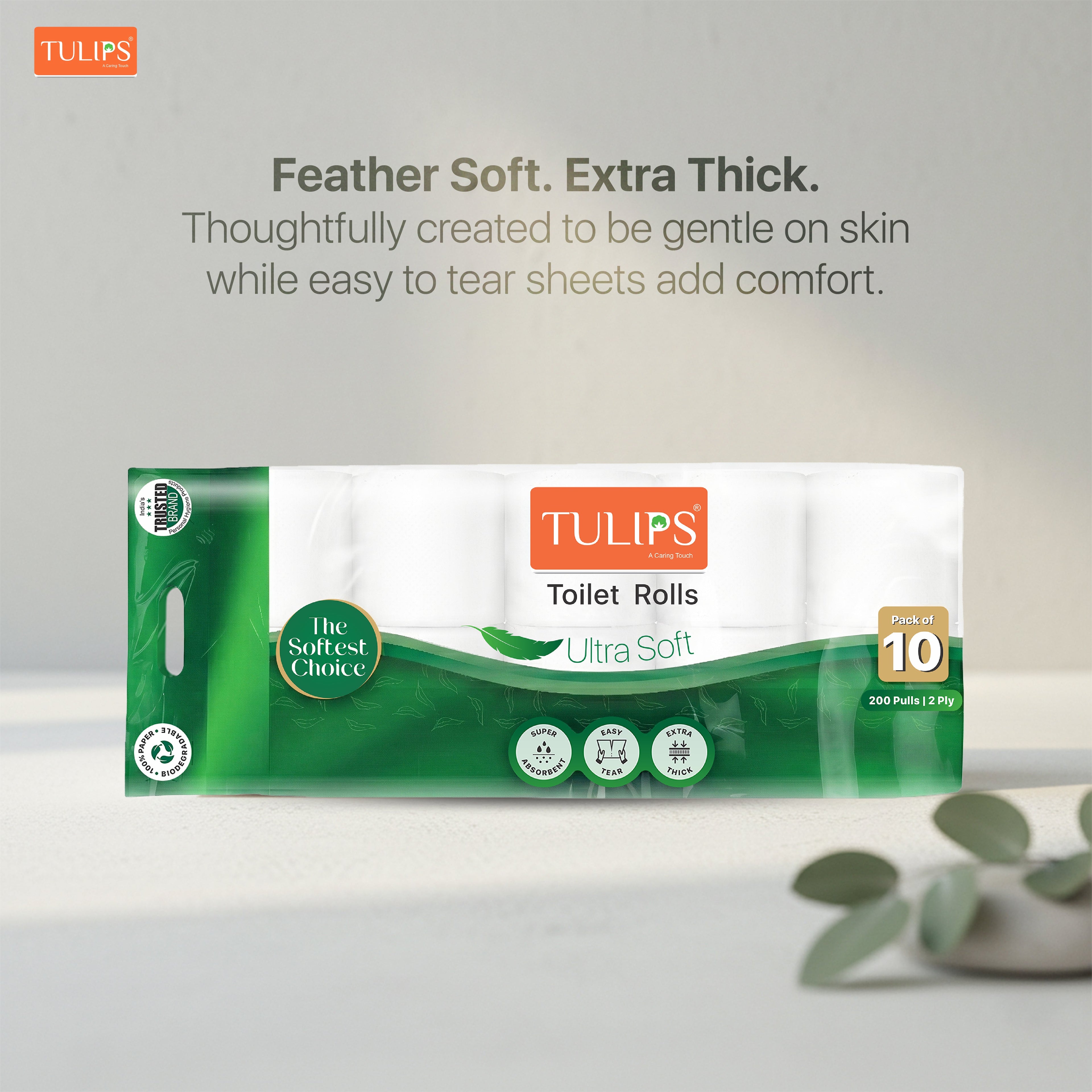 Toilet Roll (200 Pulls I 2 Ply | 10 Rolls)