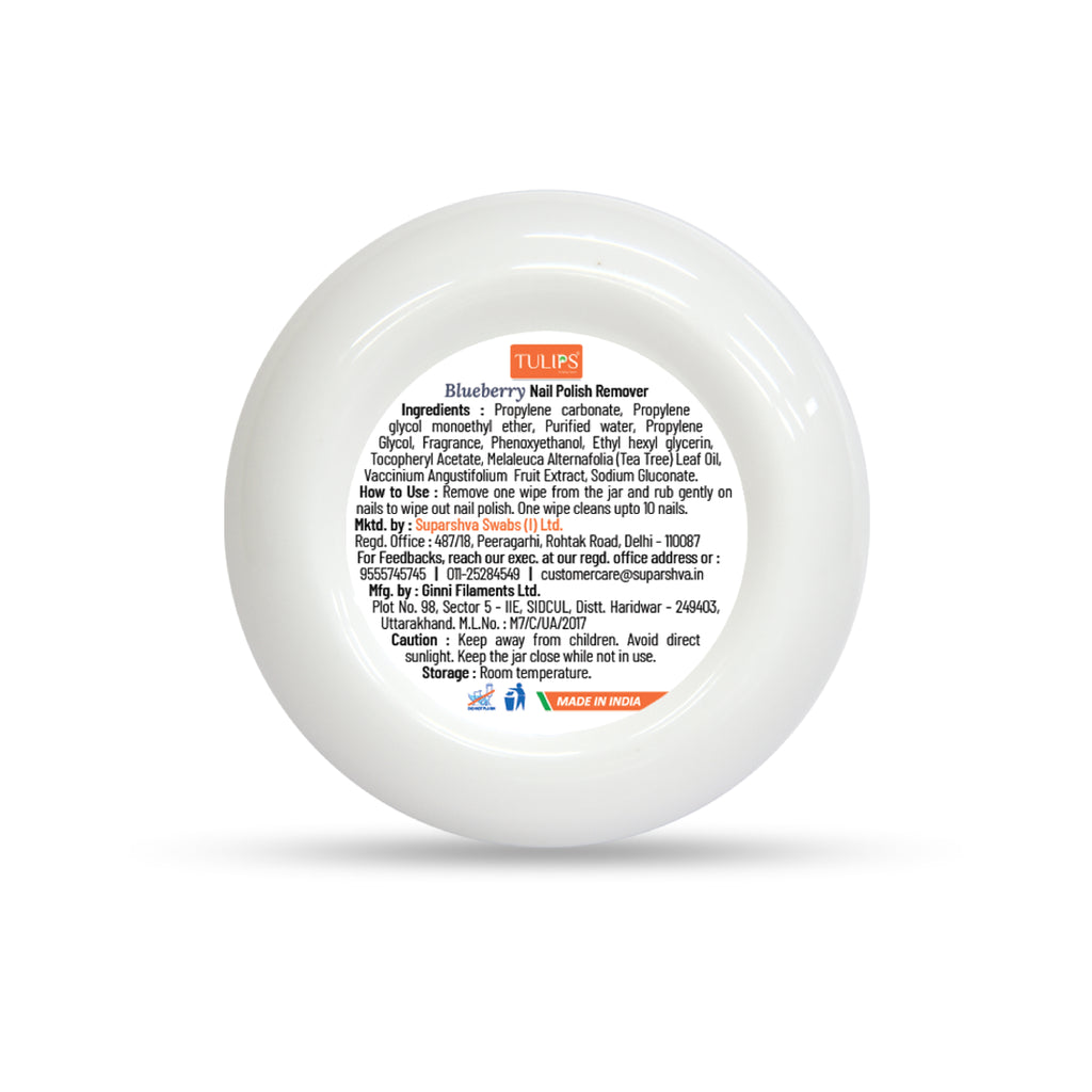 Nail Polish Remover 30 Wipes – Blueberry