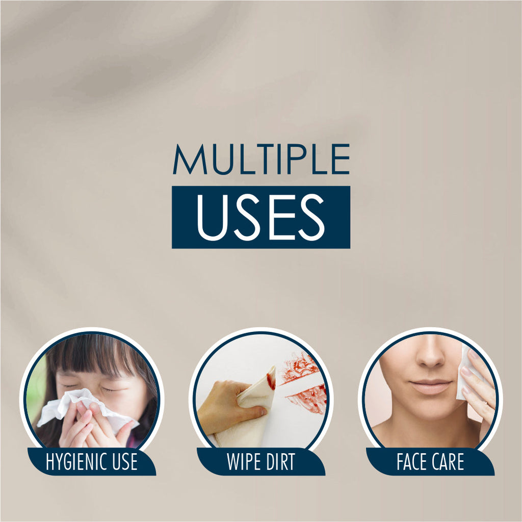 Facial Tissue Paper (2 Ply, 100 Pulls) (Color Variant)