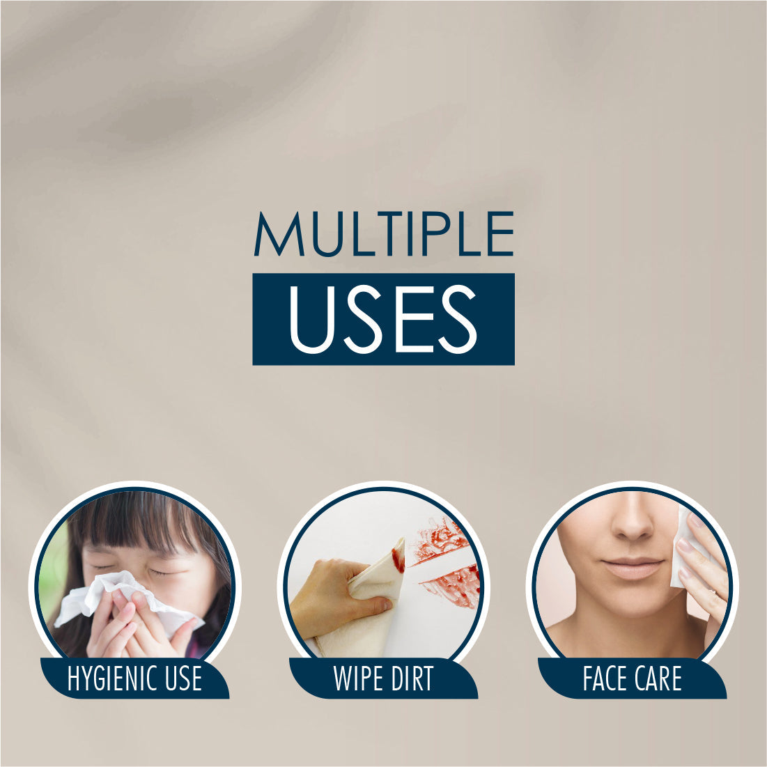 Facial Tissue Paper (2 Ply, 100 Pulls) (Color Variant)