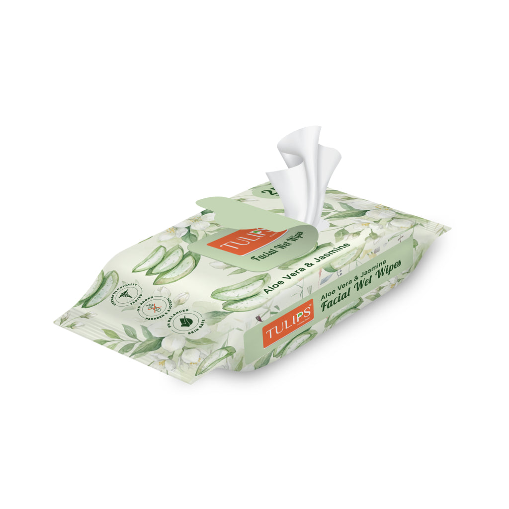 Aloe Vera & Jasmine (25 Wipes)