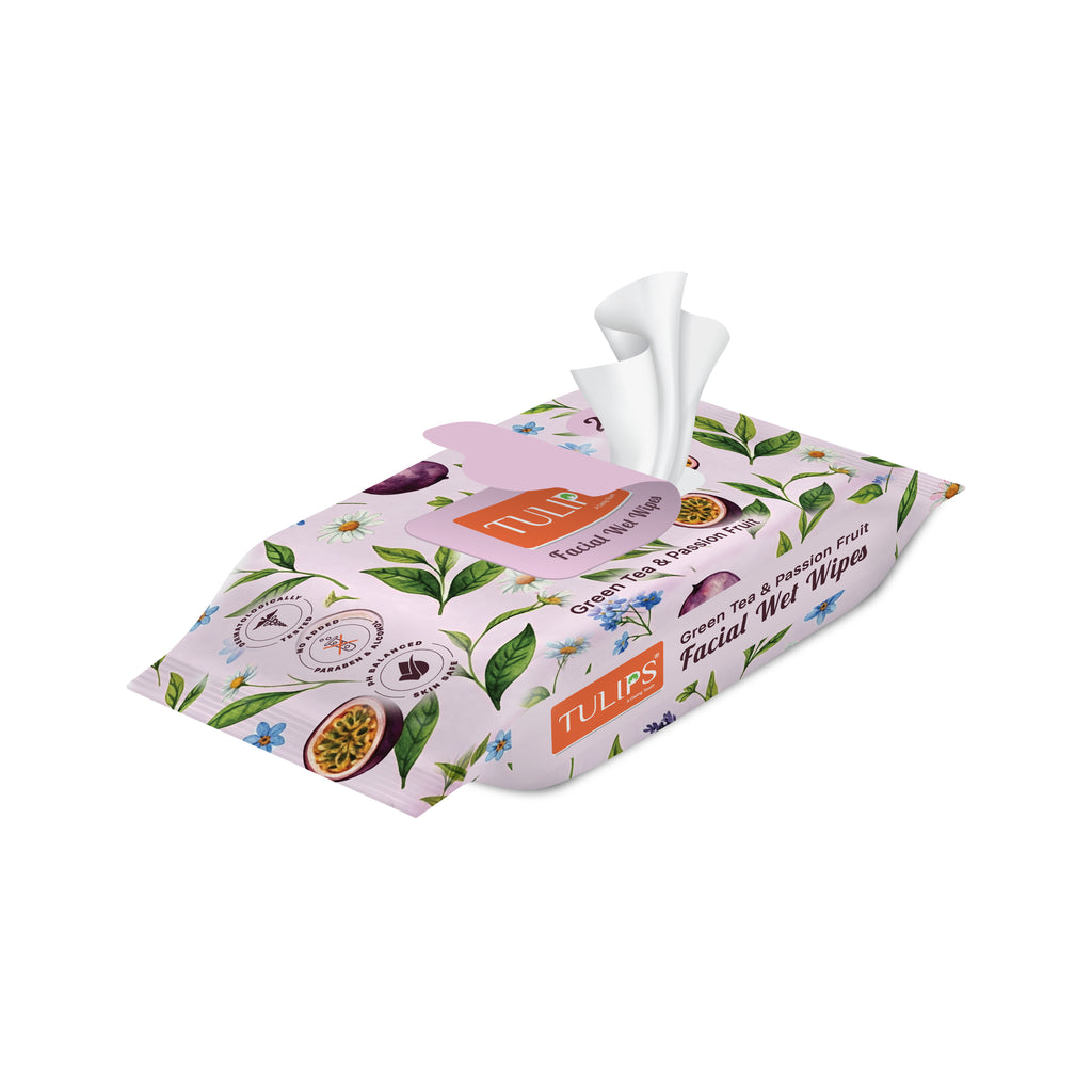 Green Tea & Passion Fruit (25 Wipes)