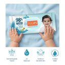 98% Water Sensitive Baby Wet Wipe with Aloe vera & Calendula