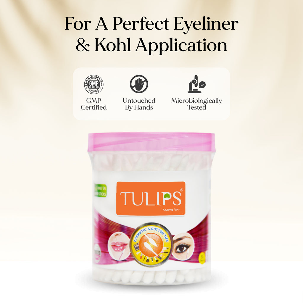 Tulips Makeup & Skincare Routine Kit - Wet Wipes, Micellar Water, Cotton Pads, Nail Polish Remover Wipes & Cotton Swabs