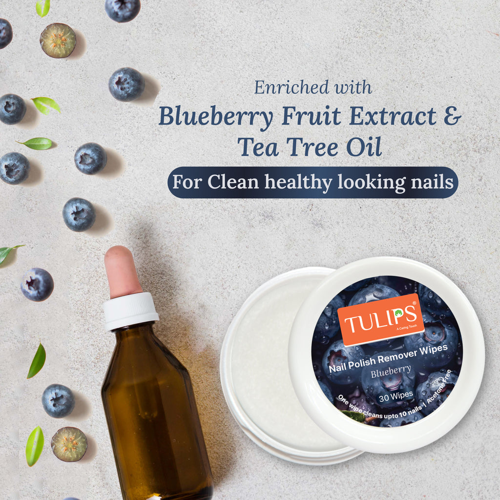 Nail Polish Remover 30 Wipes – Blueberry