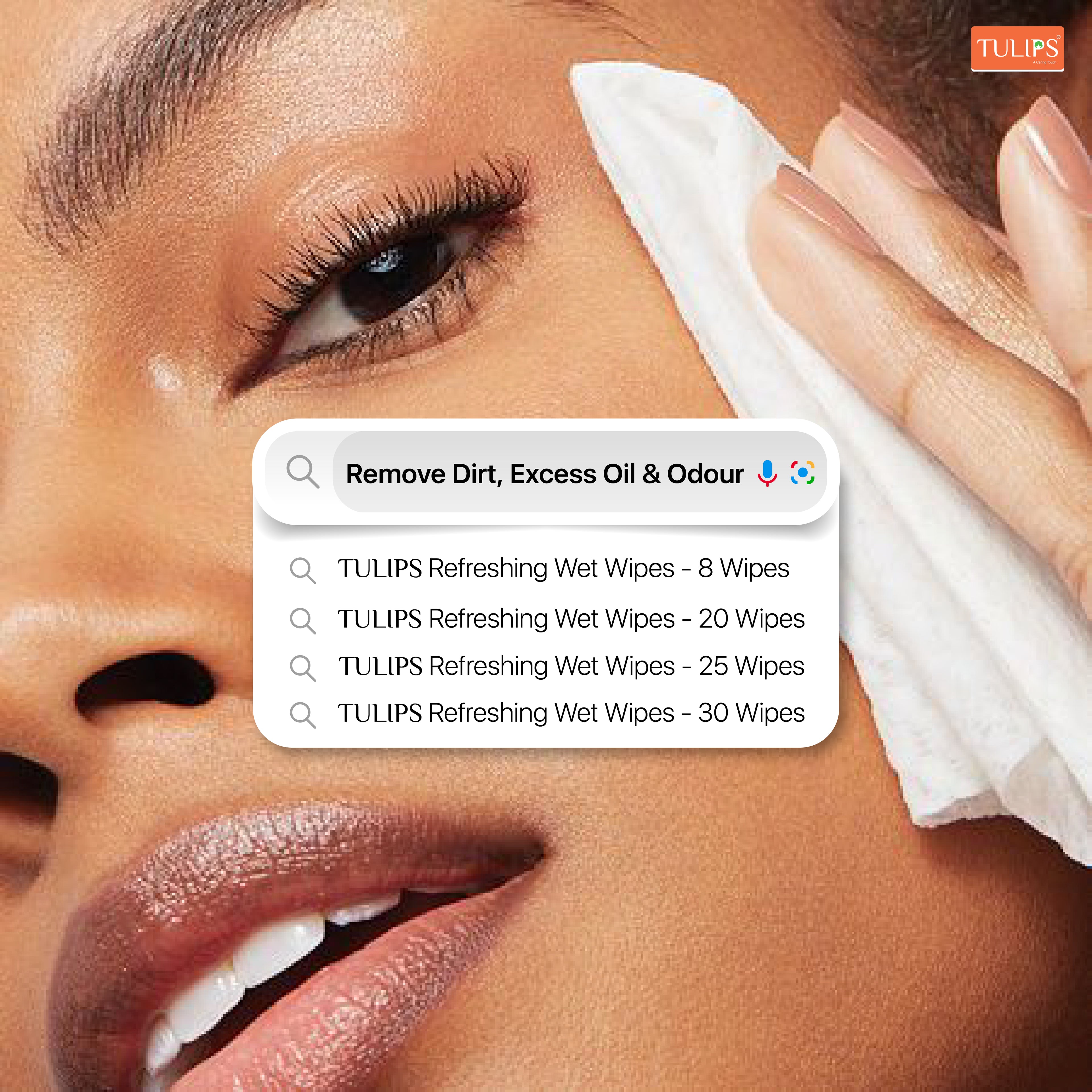 Green Tea & Passion Fruit (25 Wipes)