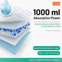 Tulips Adult Diaper Pants – Size XL | Maximum Comfort & Leak Protection