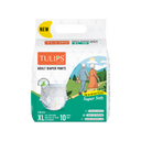 Tulips Adult Diaper Pants – Size XL | Maximum Comfort & Leak Protection