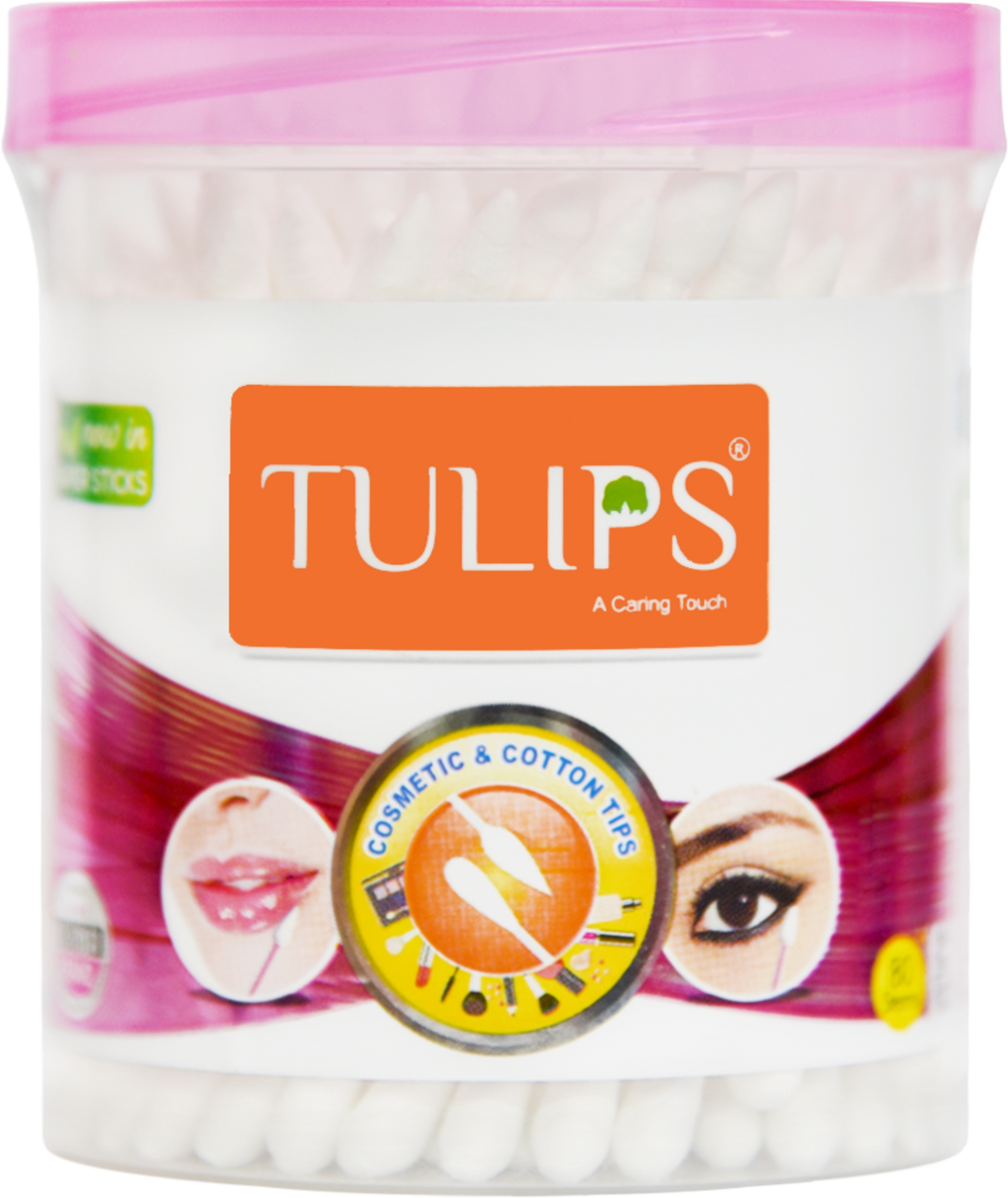 Cosmetic Eco Friendly Cotton Ear Buds/ Swabs (80 Sticks in a Jar)