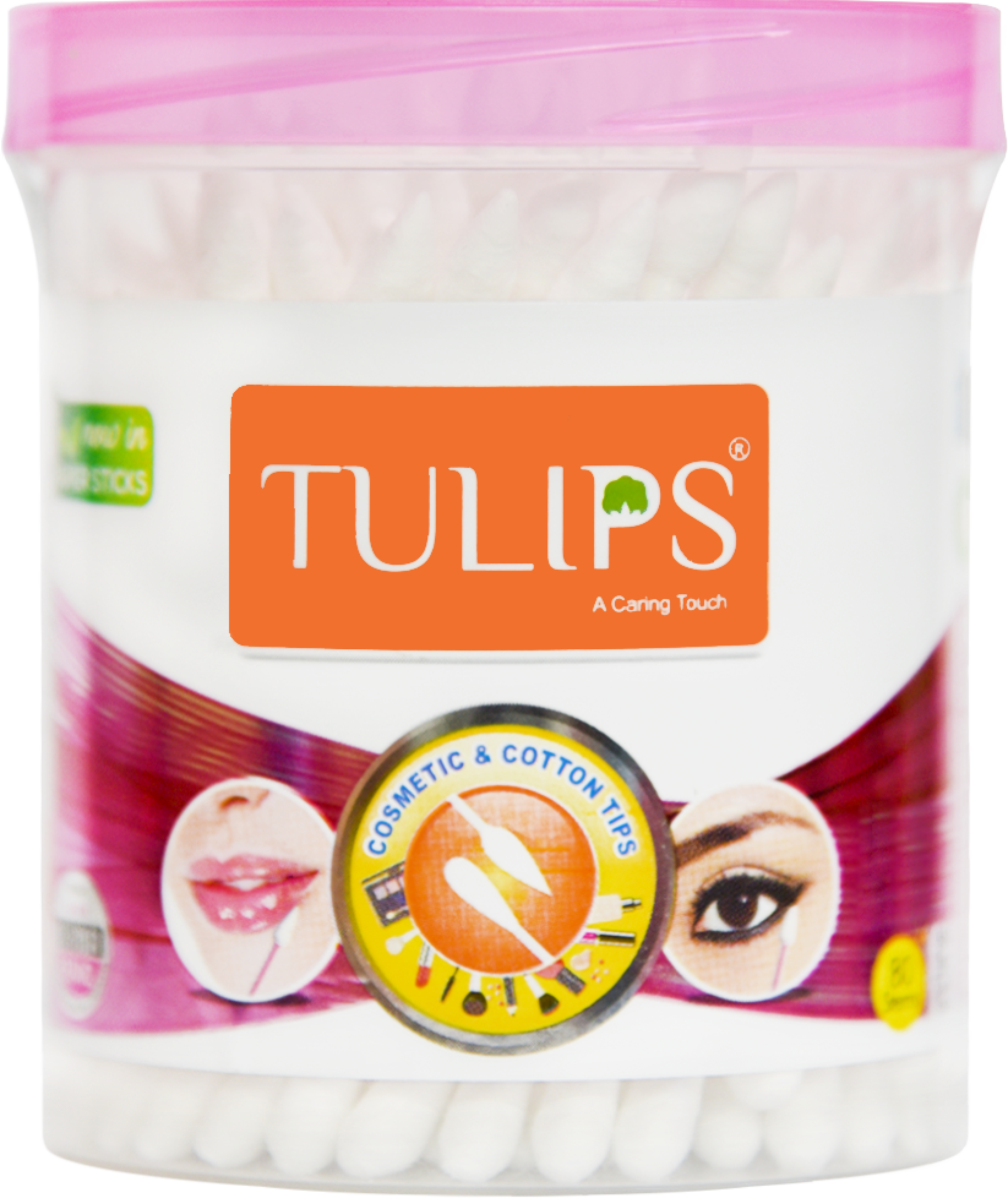 Cosmetic Eco Friendly Cotton Ear Buds/ Swabs (80 Sticks in a Jar)