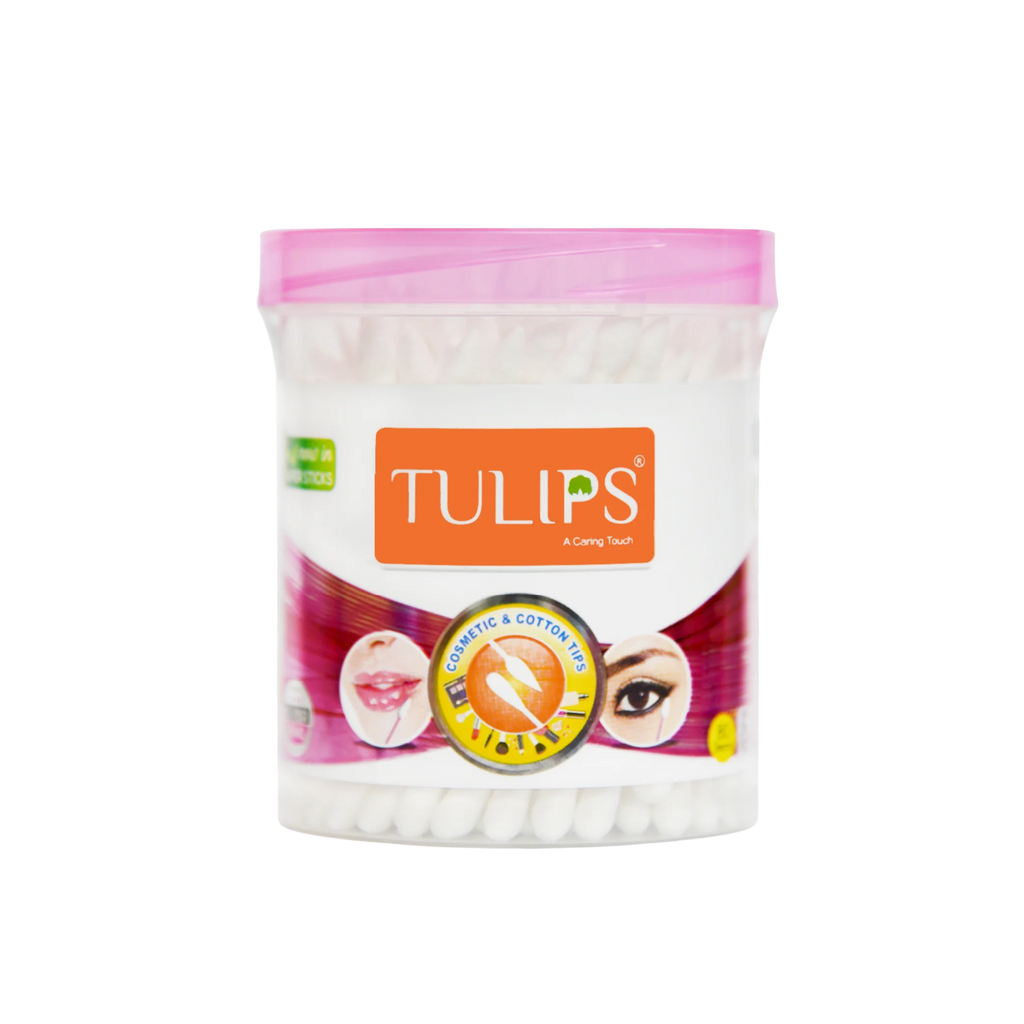 Cosmetic Eco Friendly Cotton Ear Buds/ Swabs (80 Sticks in a Jar)