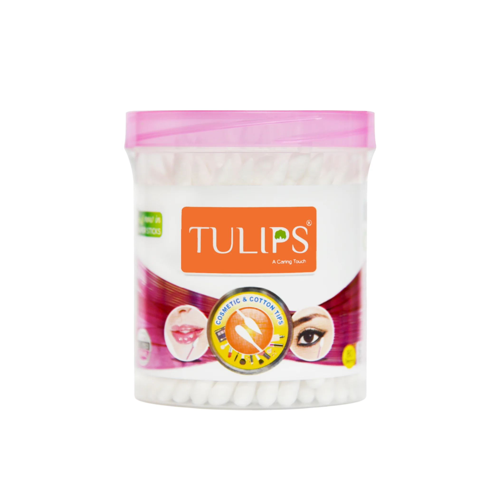 Cosmetic Eco Friendly Cotton Ear Buds/ Swabs (80 Sticks in a Jar)