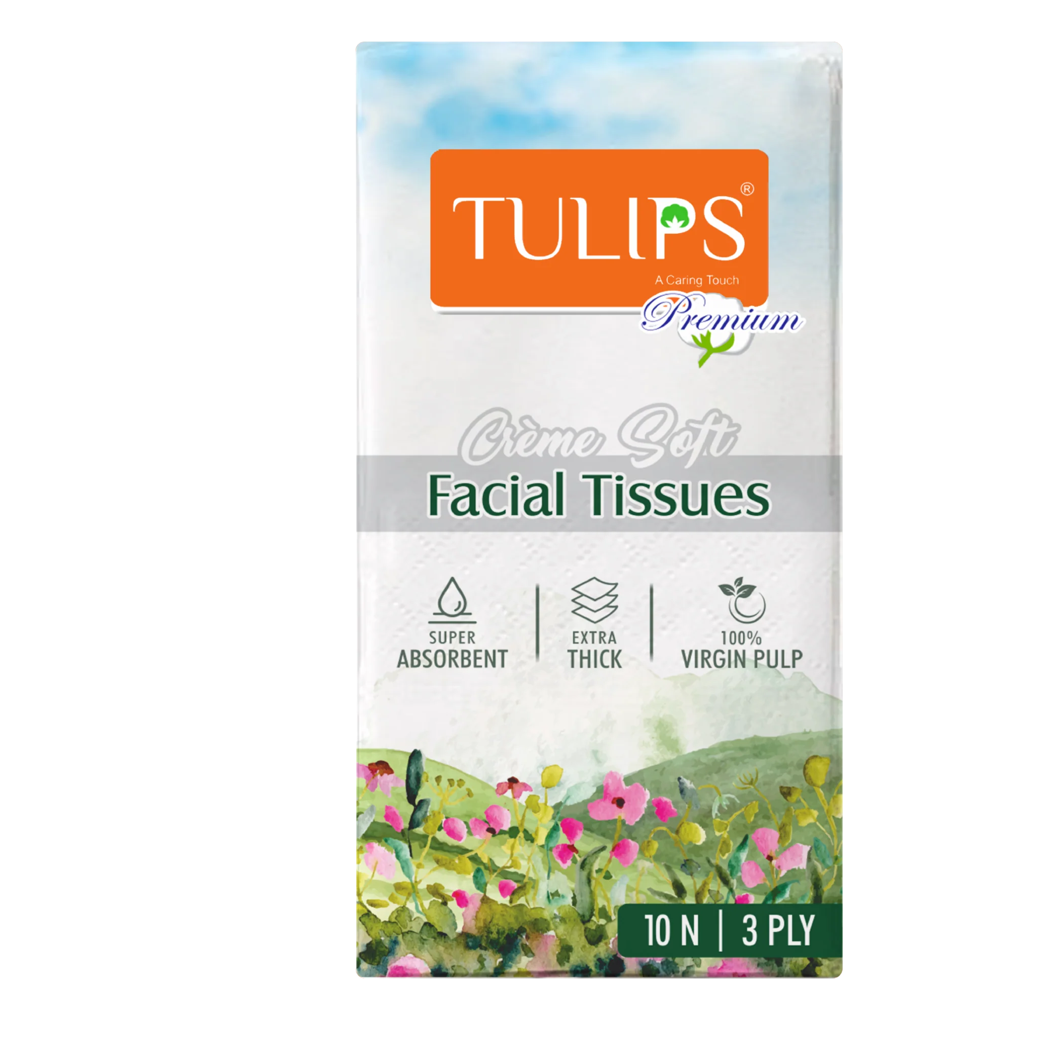 Creme Soft Pocket Tissue Paper (3 Ply,  10 Pulls