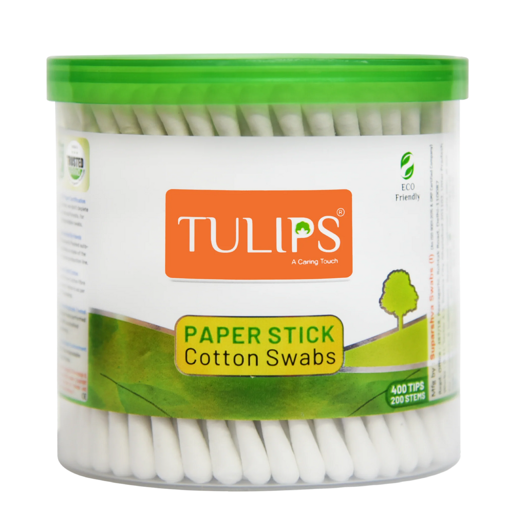 Eco Friendly Cotton Buds/ Swabs (200 Sticks in a Jar)
