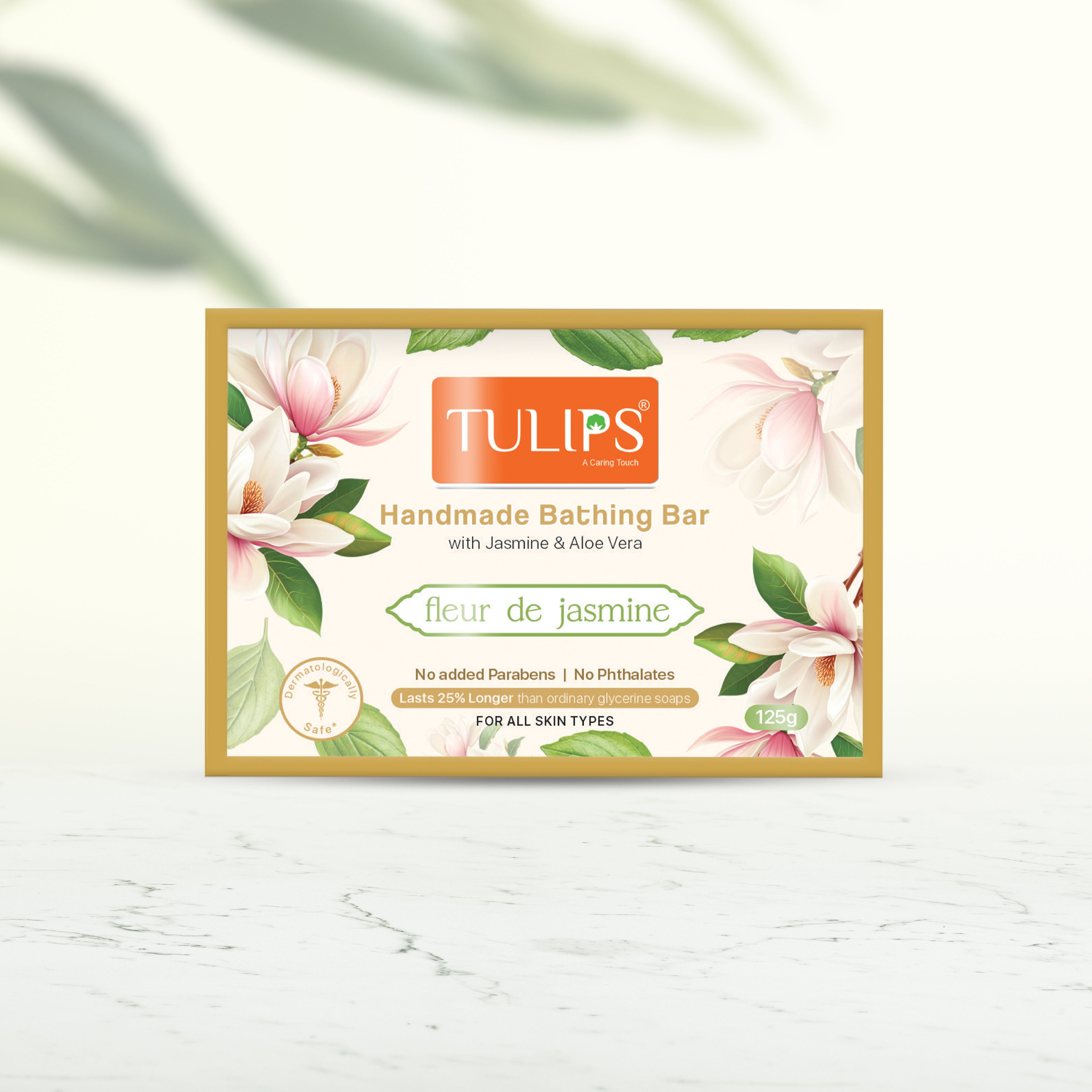Handmade Bathing Bar - fleur de jasmine (125 G)