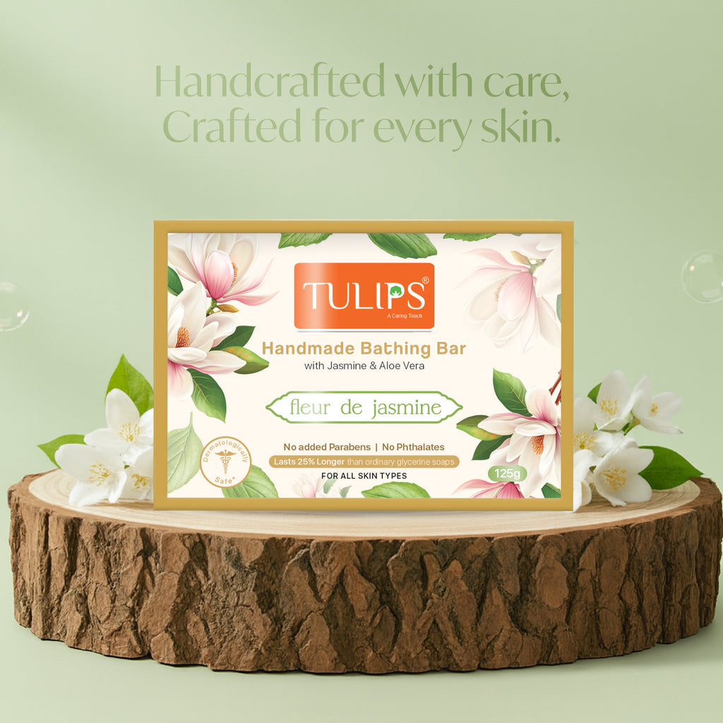 Handmade Bathing Bar - fleur de jasmine (125 G)