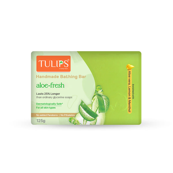 Handmade Bathing Bar – Aloe Fresh (125g)