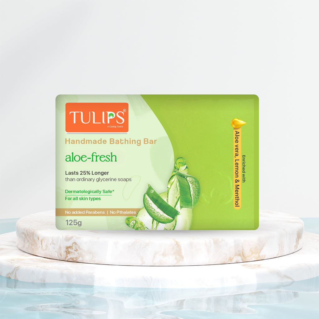 Handmade Bathing Bar – Aloe Fresh (125g)