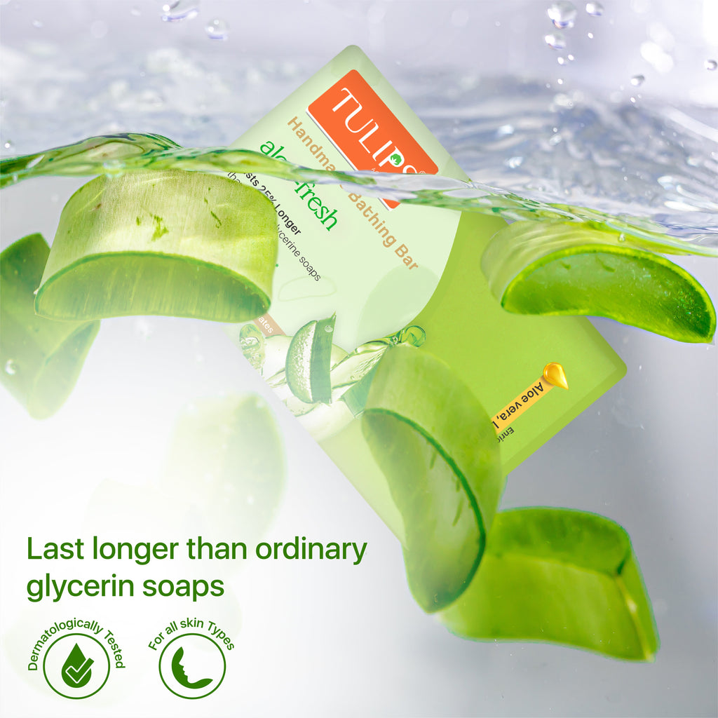 Handmade Bathing Bar – Aloe Fresh (125g)