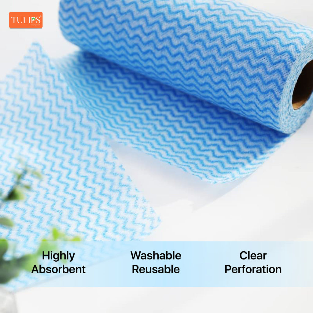 Tidy Chef Non- Woven Kitchen Towels/Roll (80 Pulls, 2 ply)