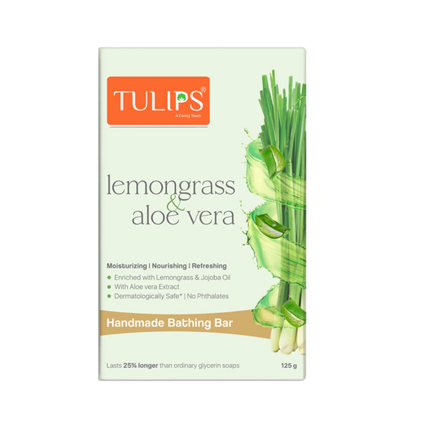Lemongrass & Aloe Vera (125g) - Handmade Bathing Bar