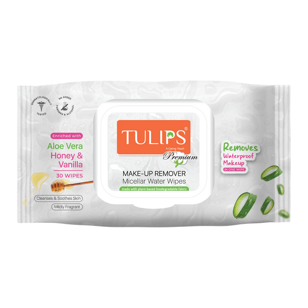 Makeup Remover Micellar Water 30 Wipes