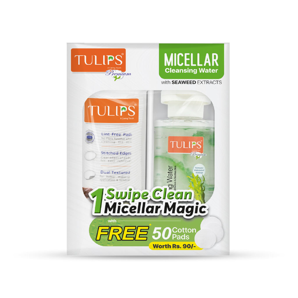 Tulips Makeup Remover Kit - Tulips Micellar Water 150ml