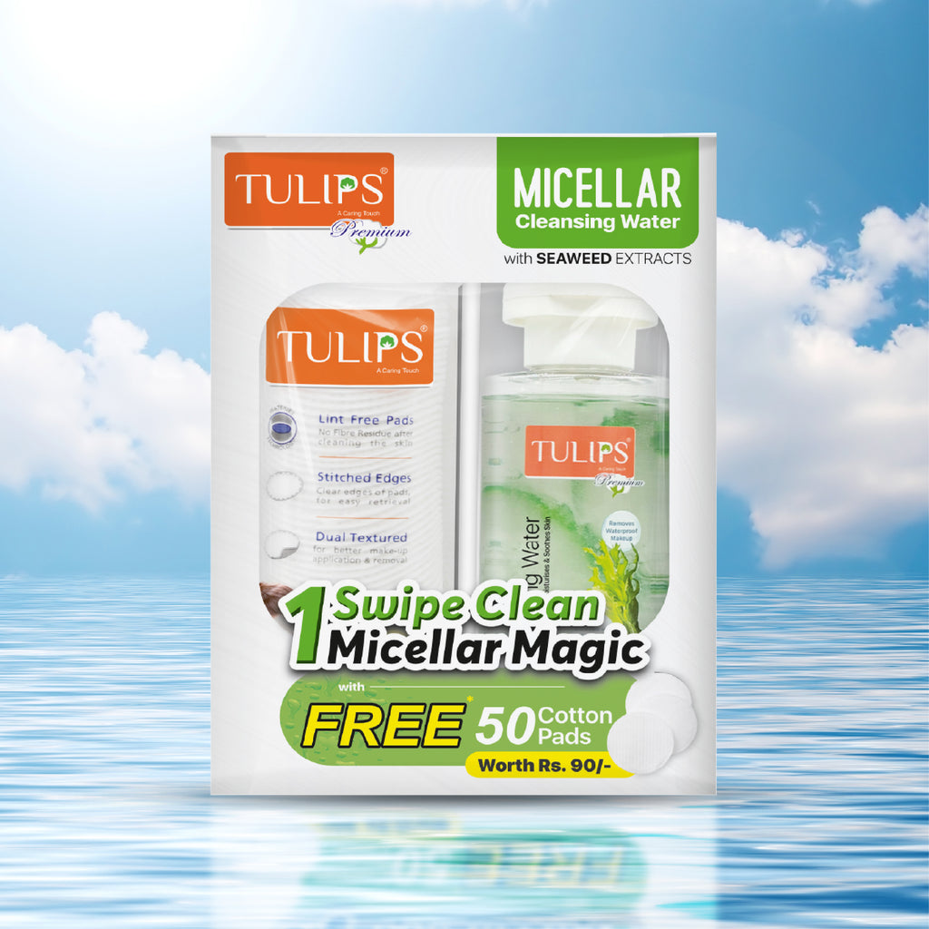 Tulips Makeup Remover Kit - Tulips Micellar Water 150ml