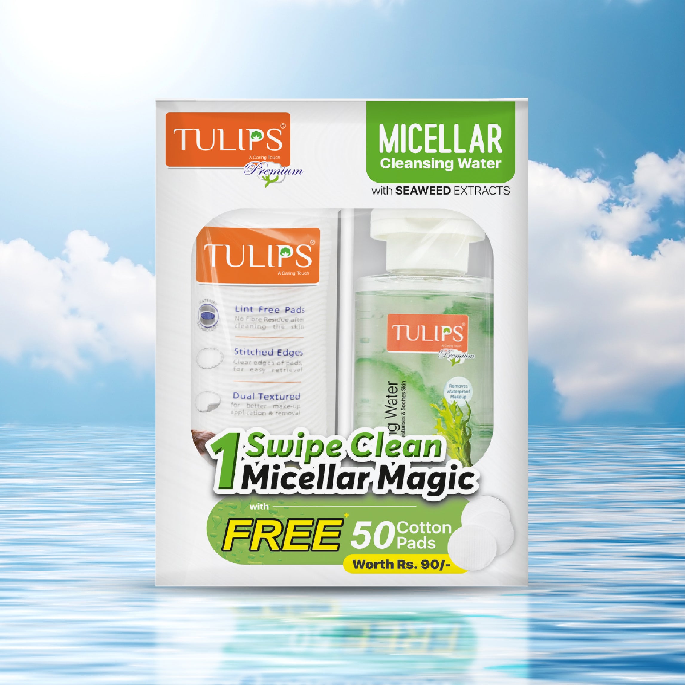 Tulips Makeup Remover Kit - Tulips Micellar Water 150ml