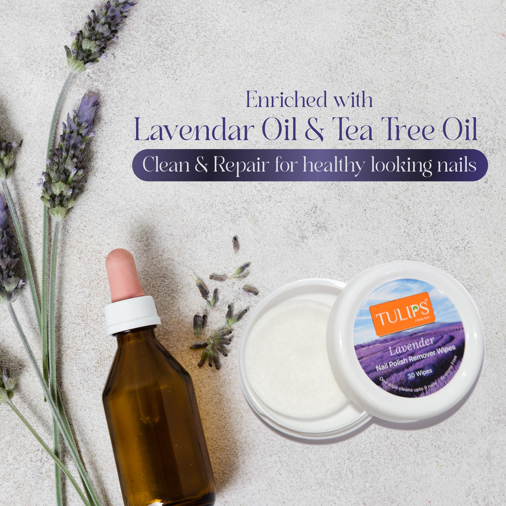 Nail Polish Remover 30 Wipes - Lavender