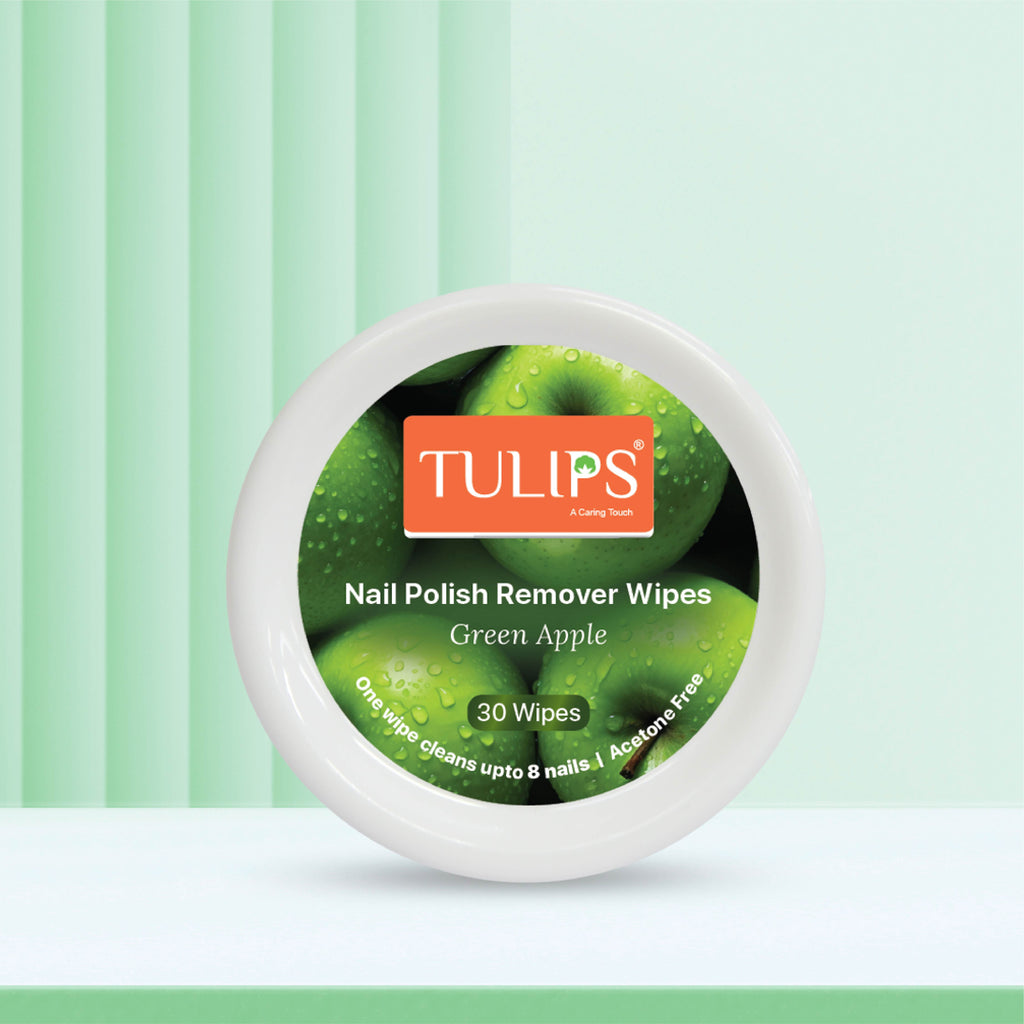 Nail Polish Remover 30 Wipes – Green Apple