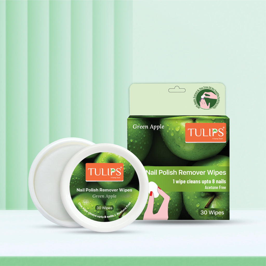 Nail Polish Remover 30 Wipes – Green Apple
