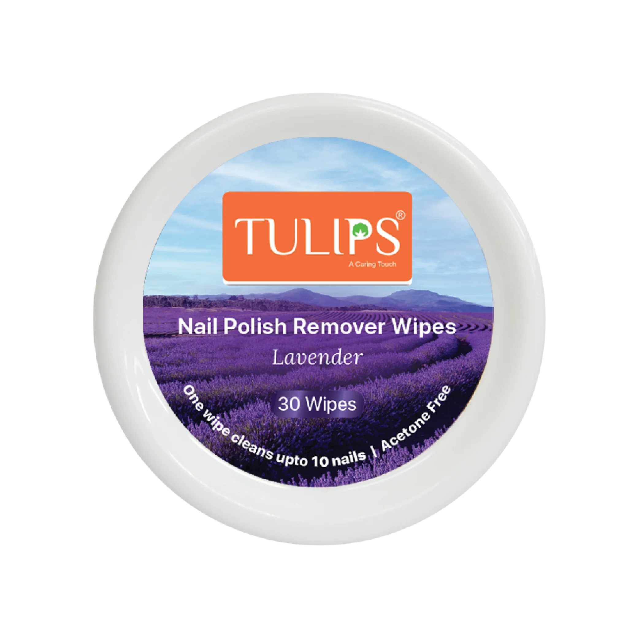 Nail Polish Remover 30 Wipes - Lavender