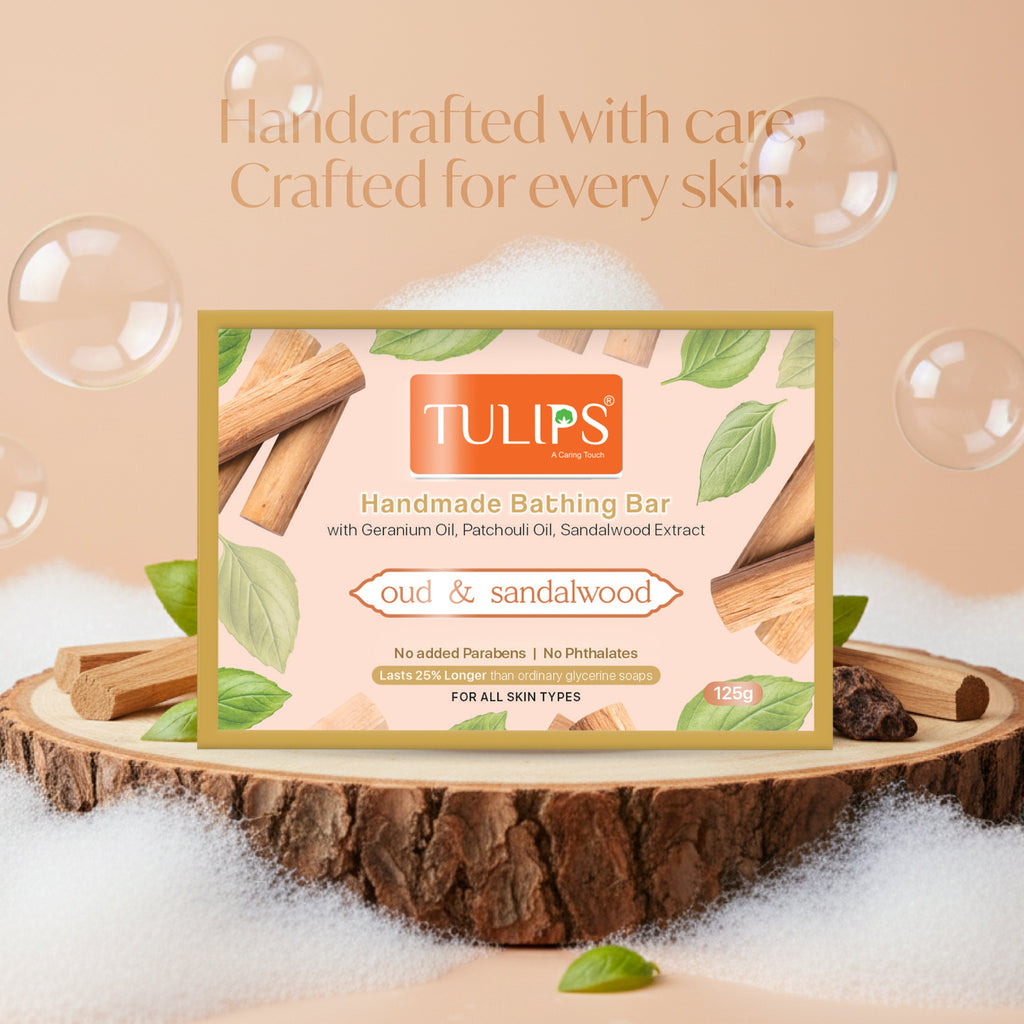 Oud & Sandalwood (125 G) - Handmade Bathing Bar