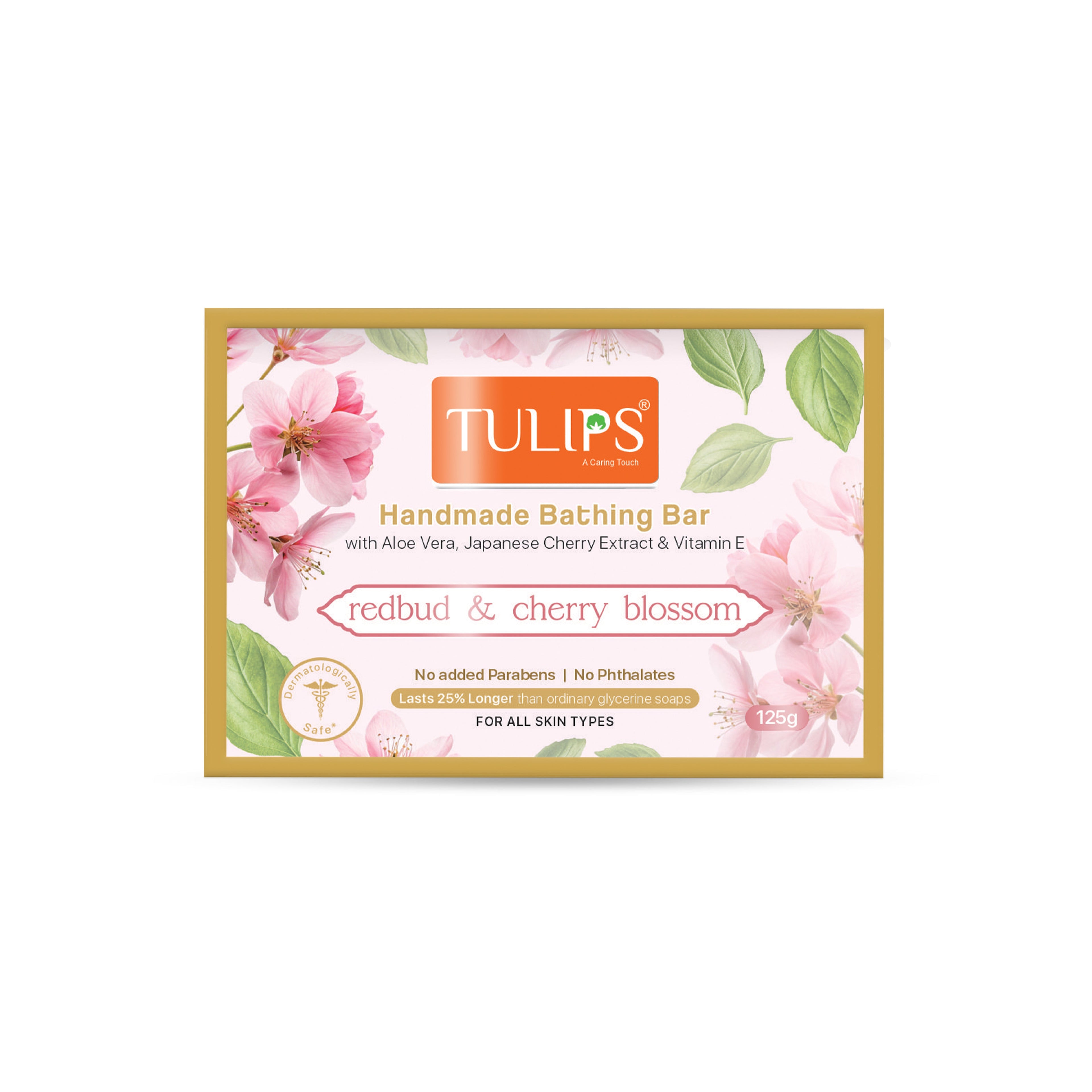 Handmade Bathing Bar - redbud & cherry blossom (125 G)