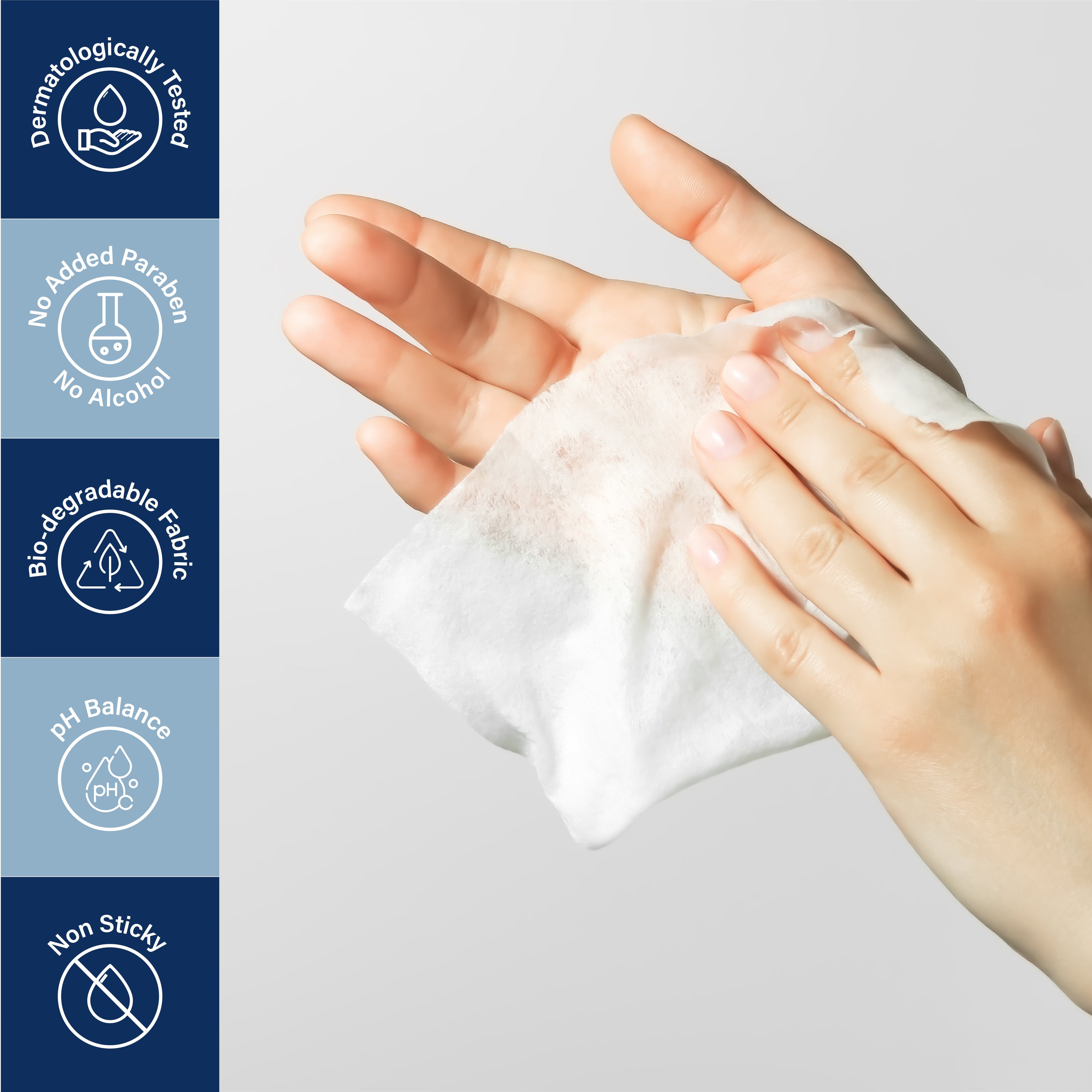 Refreshing Wet Wipes, Caramel Creme (8 Wipes in a pack)