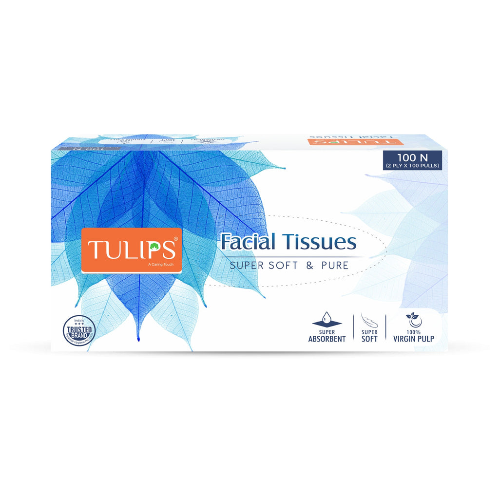 Facial Tissue Paper (2 Ply, 100 Pulls) (Color Variant)