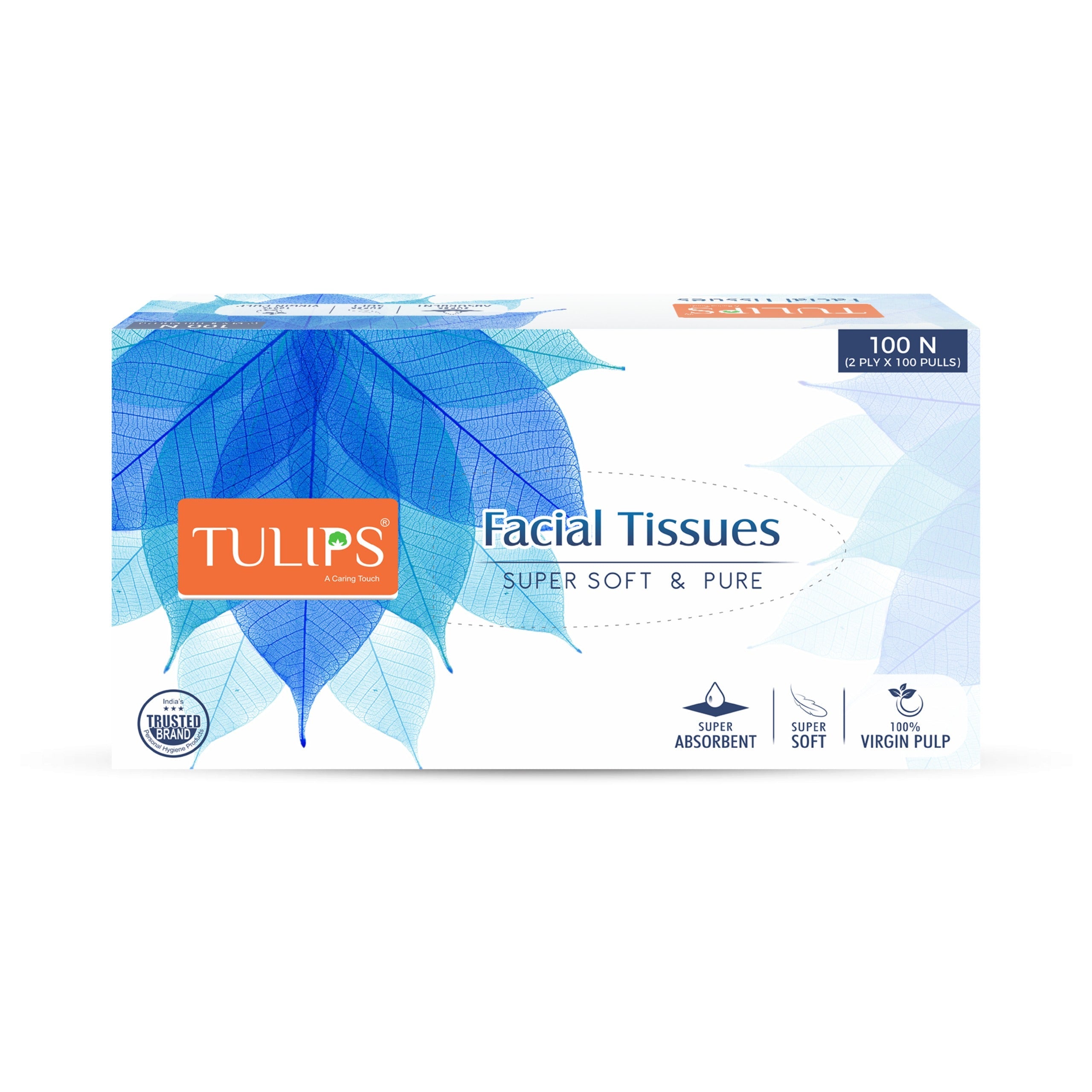 Facial Tissue Paper (2 Ply, 100 Pulls) (Color Variant)