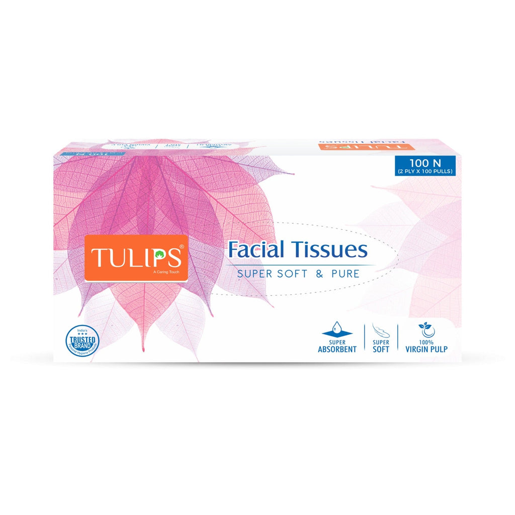 Facial Tissue Paper (2 Ply, 100 Pulls) (Color Variant)