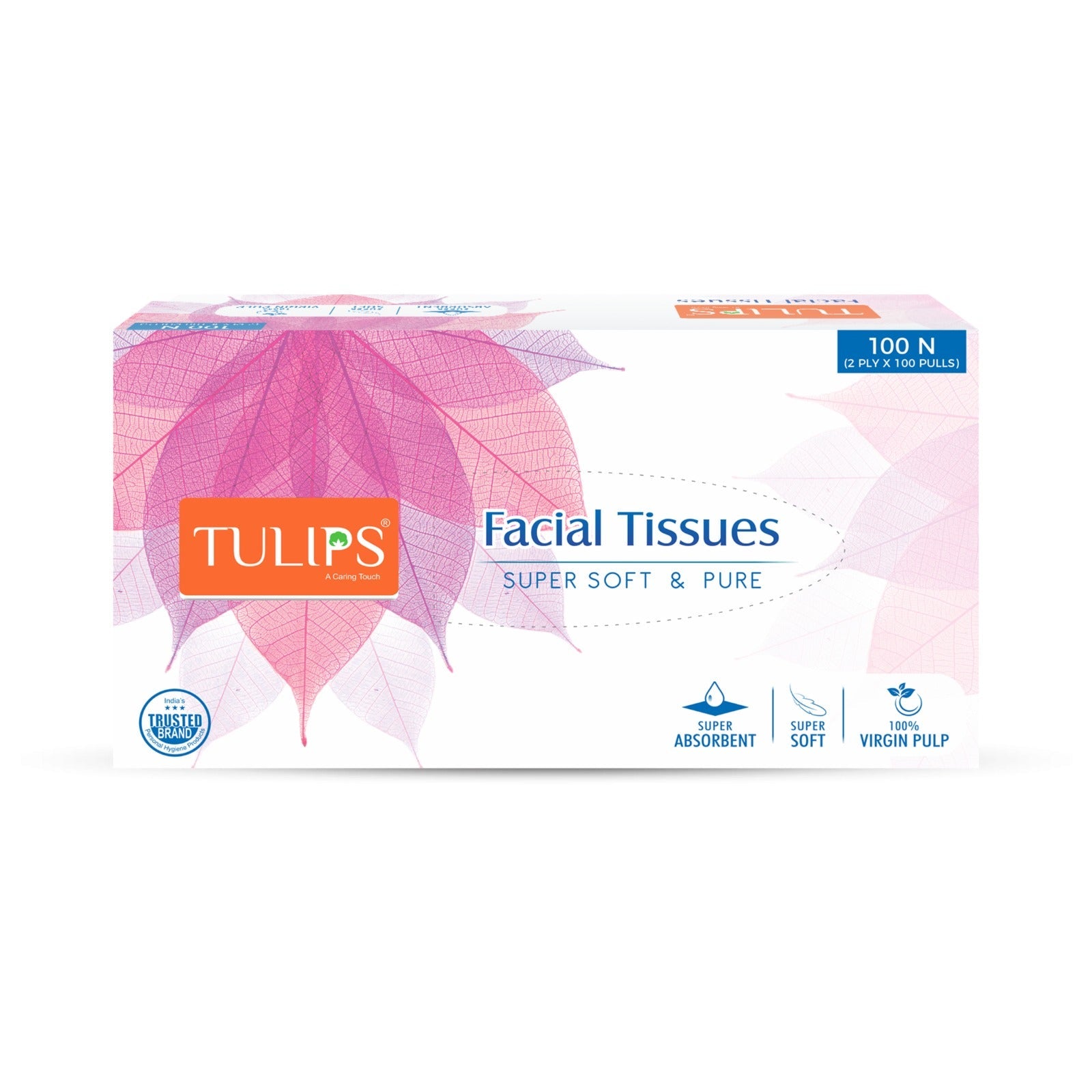 Facial Tissue Paper (2 Ply, 100 Pulls) (Color Variant)