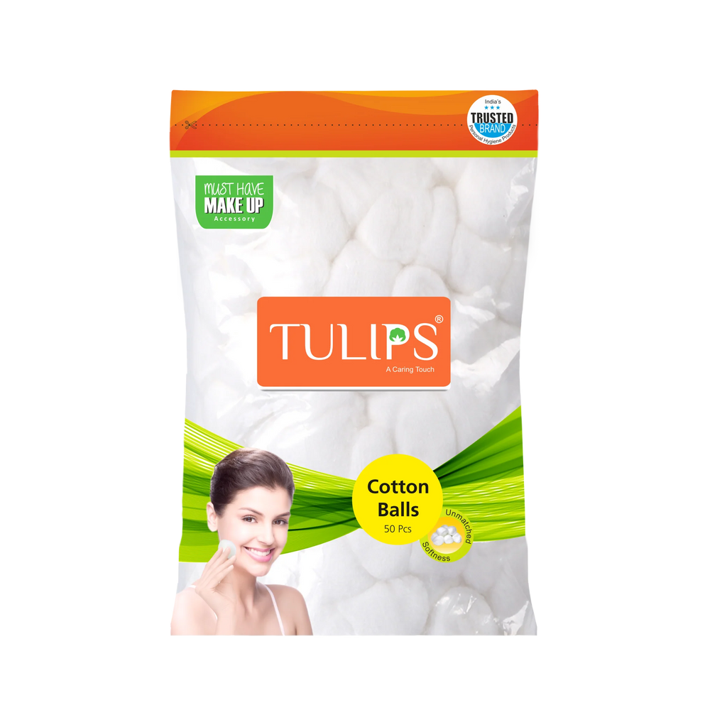 White Cotton Balls (50 pcs in a Ziplock Bag)