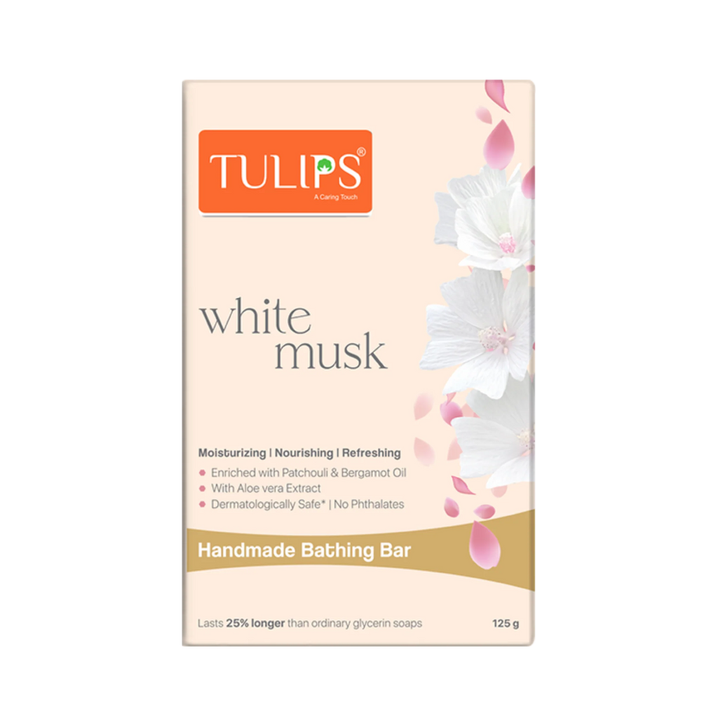 Handmade Bathing Bar – White Musk (125g)