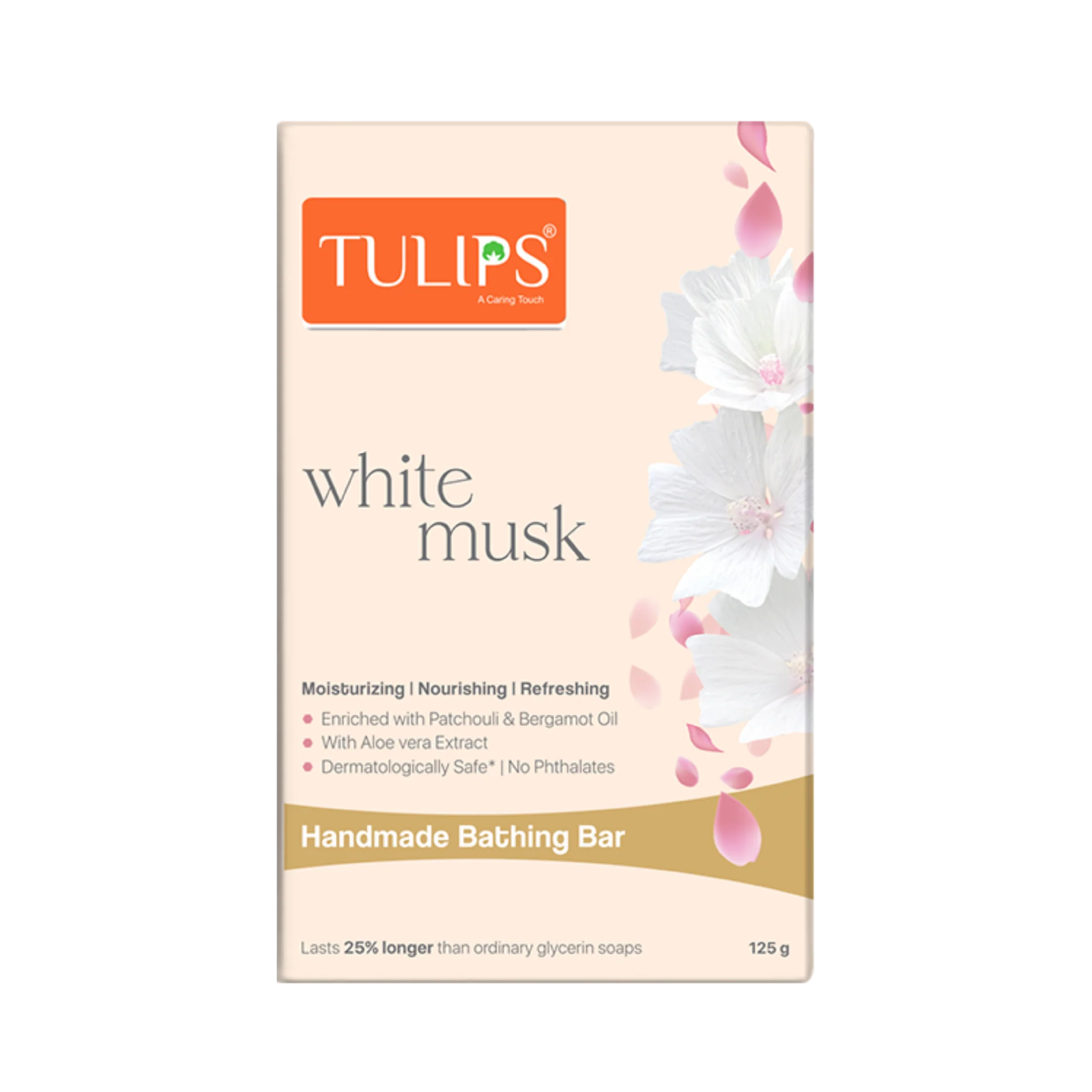 Handmade Bathing Bar – White Musk (125g)