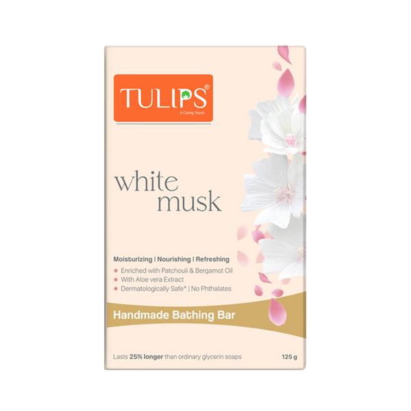 White Musk (125g) Bathing Bar- White Musk Soap