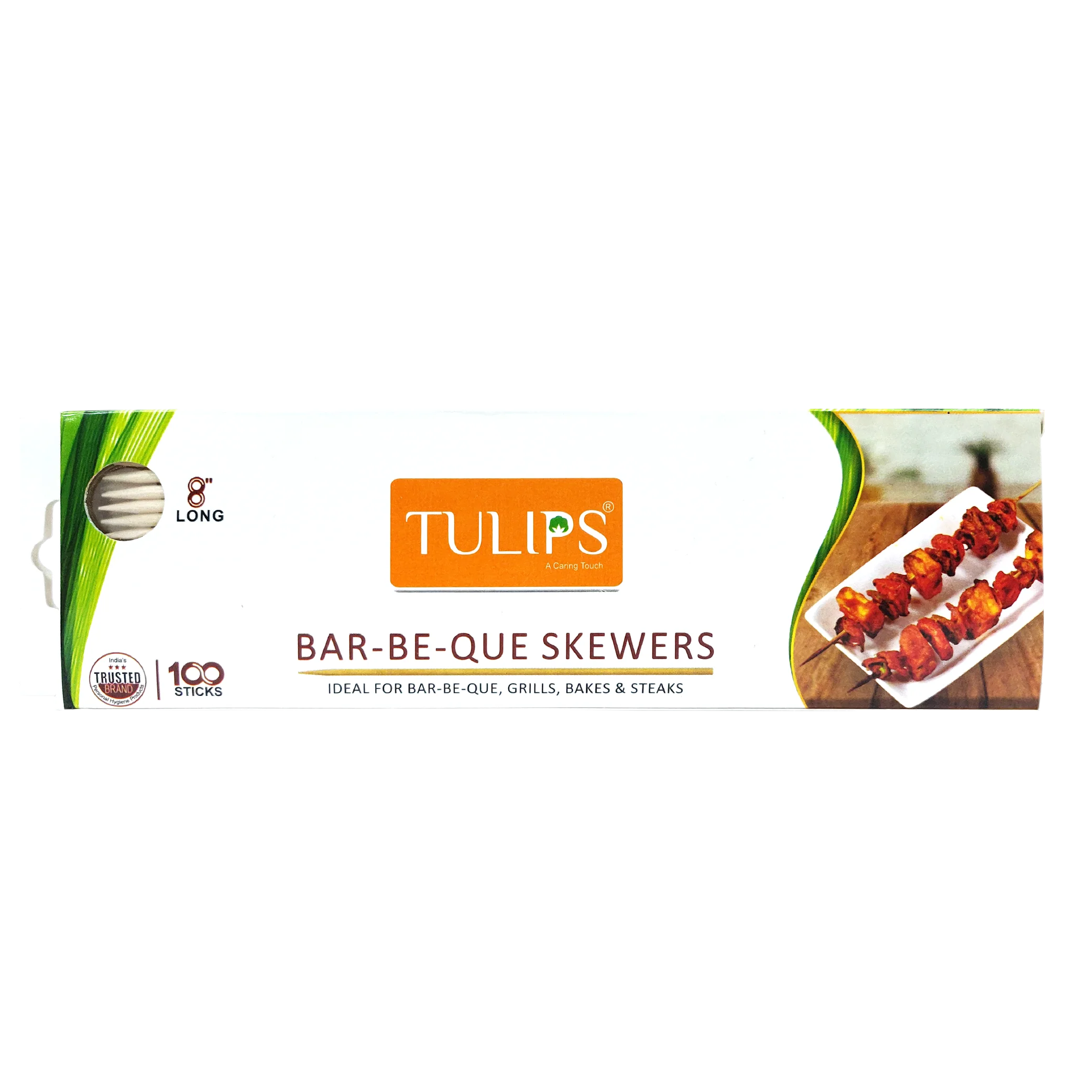 Wooden Skewers (100 Sticks in a Packet)