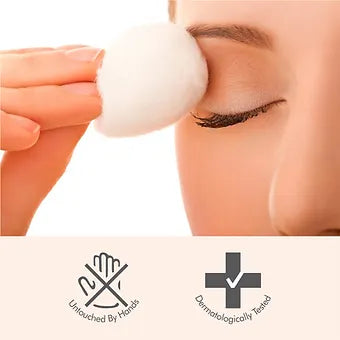 Premium White Cotton Balls (50 pcs in a Ziplock Bag)