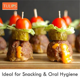 Premium Wooden Toothpicks (250 Sticks in a Jar)