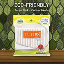 Premium Eco Friendly Cotton Ear Buds/ Swabs (80 Sticks in a Ziplock Bag)