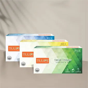 Facial Tissue Paper (2 Ply, 200 Pulls) (Color Variant)